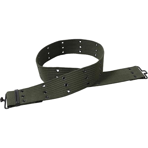 Amazon.com: Olive Drab Military Pistol Belt, Army Green Cotton